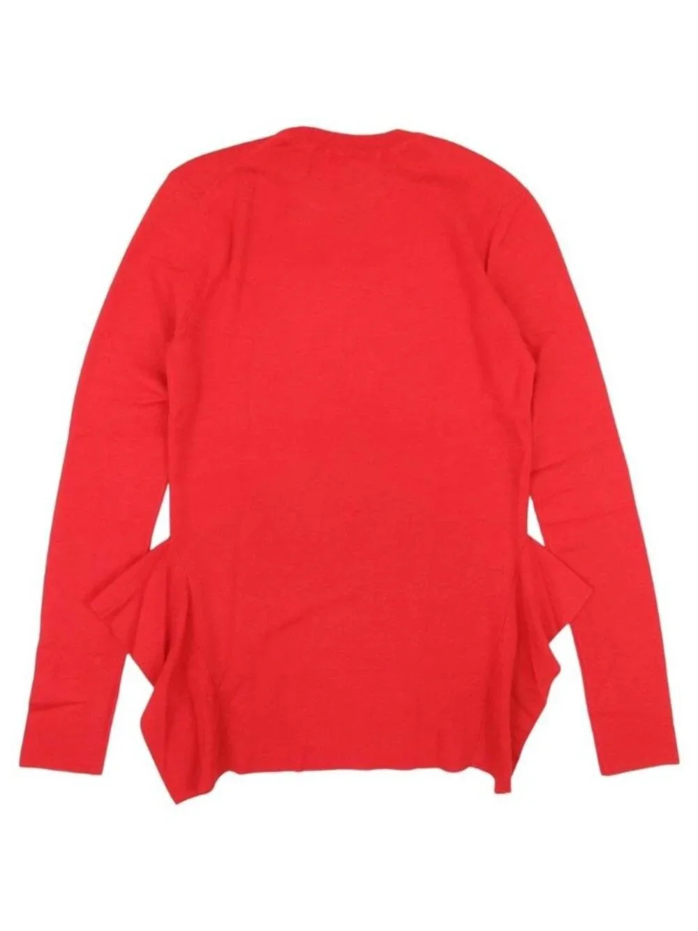 Louis Vuitton Frilled Sweater Frill Cashmere Wool High Gauge Knit Top L